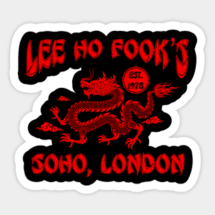 Lee Ho Fook’s Dragon Vintage Sticker